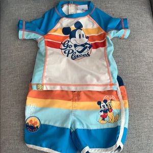 Two piece Mickey swimsuit